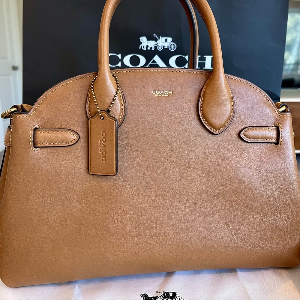 Coach Soft Empire Carryall Bag 28 - Picture 8 of 8